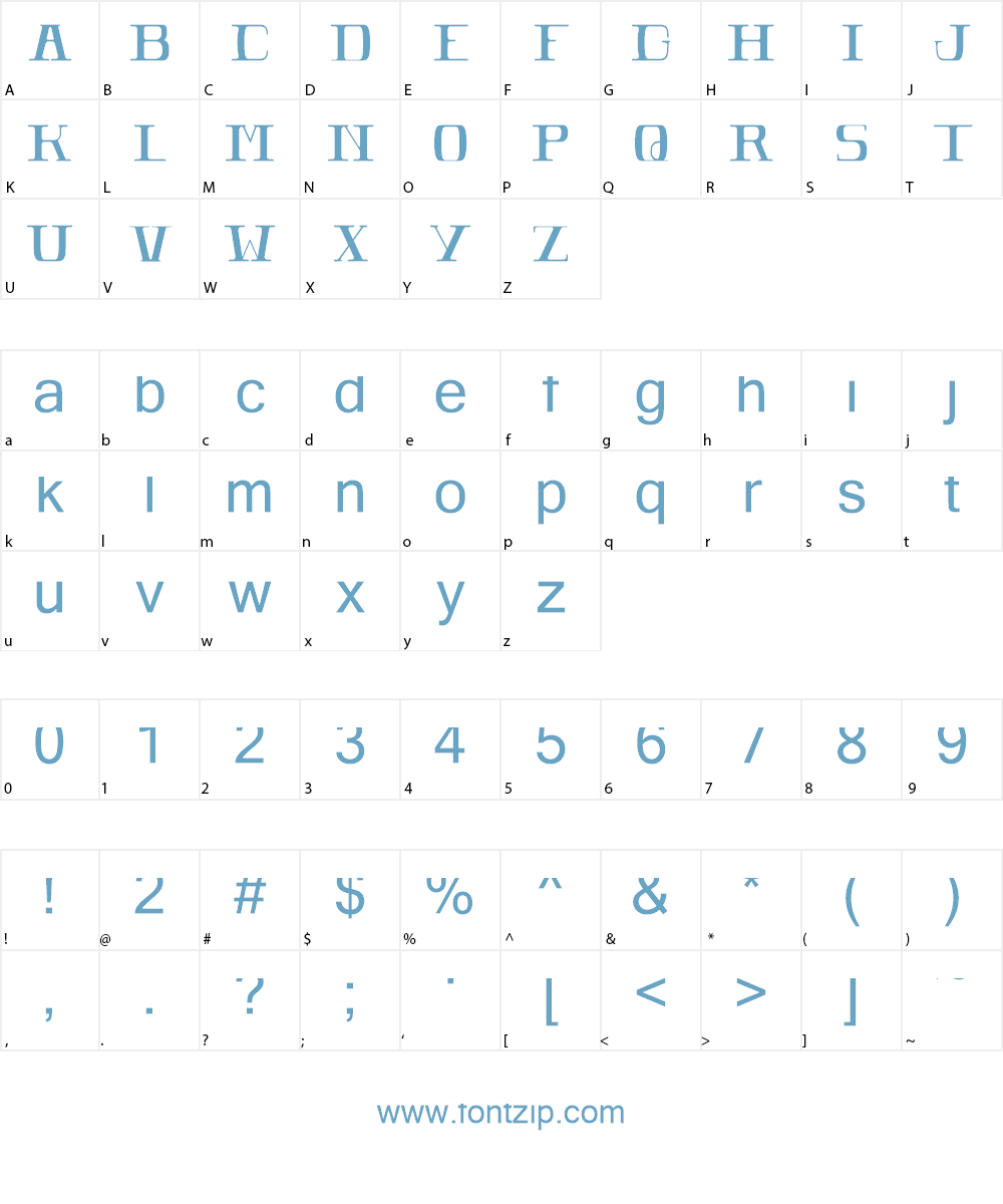 POMEROLE Font Character